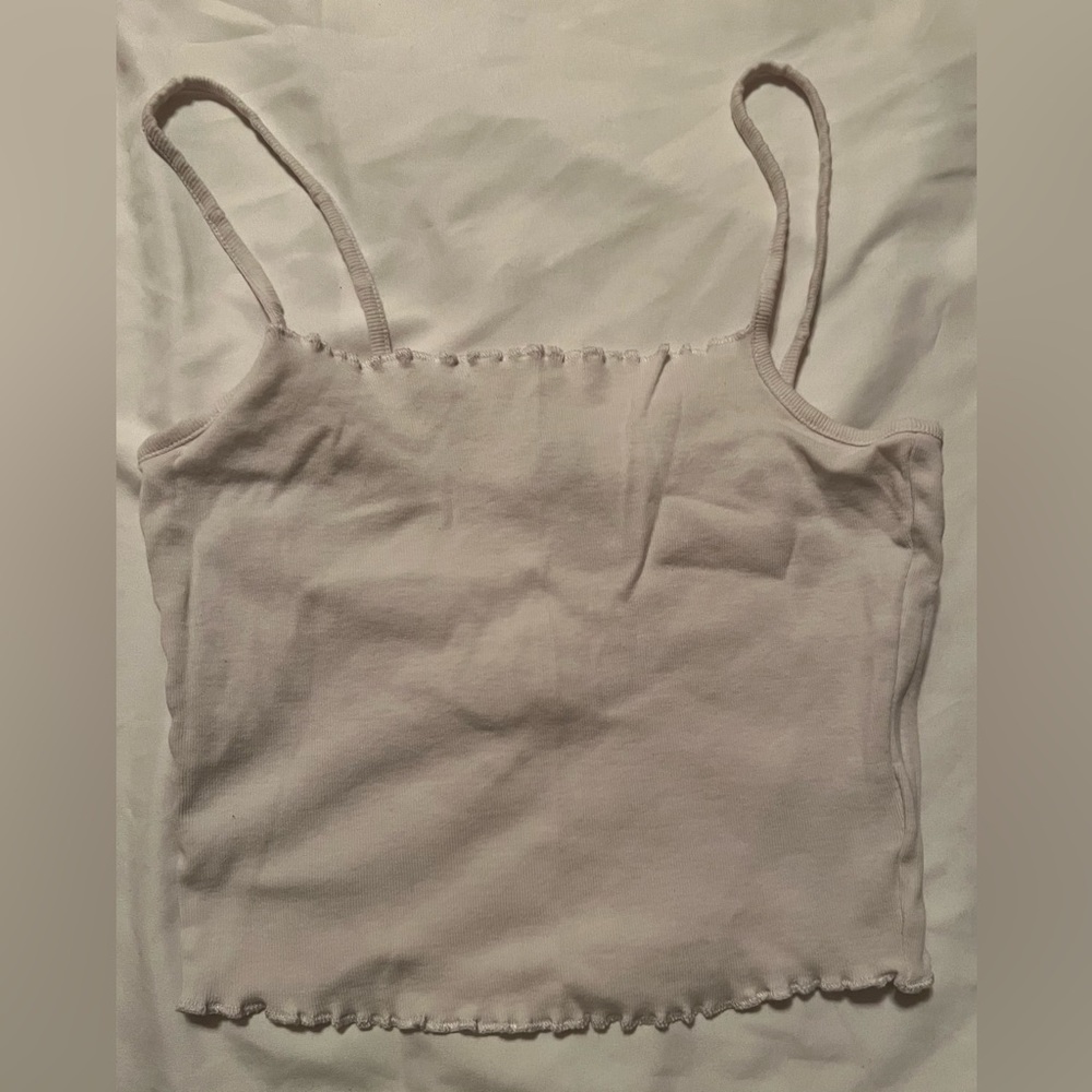 White Small Crop Top